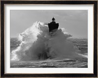 Phare du Four lors d' une Tempete Fine Art Print