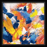 Waves Crashing in the Summer Sky II Framed Print