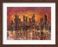 Sunset in New York Fine Art Print