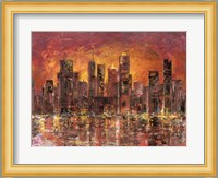 Sunset in New York Fine Art Print