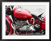 Vintage American Motorbike (detail) Fine Art Print