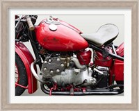 Vintage American Motorbike (detail) Fine Art Print