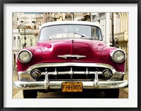 Classic American Car in Habana, Cuba Fine Art Print