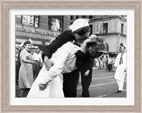 Kissing the War Goodbye in Times Square, 1945 (detail) Fine Art Print