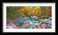 Mountain Brook and Rocks, Carinthia, Austria Fine Art Print