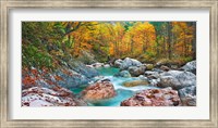Mountain Brook and Rocks, Carinthia, Austria Fine Art Print