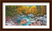 Mountain Brook and Rocks, Carinthia, Austria Fine Art Print