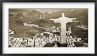 Overlooking Rio de Janeiro, Brazil Framed Print