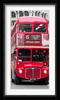 Double-Decker Bus, London Fine Art Print