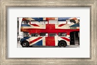 Union Jack Double-Decker Bus, London Fine Art Print