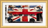 Union Jack Double-Decker Bus, London Fine Art Print