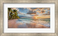 Beach in Maui, Hawaii, at sunset Fine Art Print