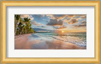 Beach in Maui, Hawaii, at sunset Fine Art Print