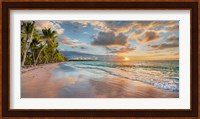 Beach in Maui, Hawaii, at sunset Fine Art Print