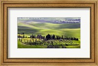 Country houses in Tuscany Fine Art Print