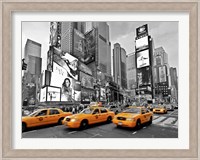 Taxis in Times Square, NYC Fine Art Print