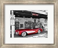 Red Corvette Fine Art Print