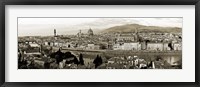 Panoramic View of Florence Framed Print