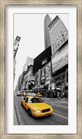 Taxi in Times Square, NYC Fine Art Print