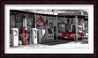 Vintage Gas Station on Route 66 Fine Art Print