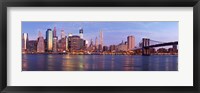 Manhattan and Brooklyn Bridge, NYC 2 Fine Art Print