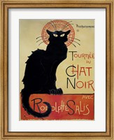 Tournee Du Chat Noir (Yellow Background) Fine Art Print