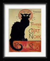 Tournee Du Chat Noir (Yellow Background) Fine Art Print