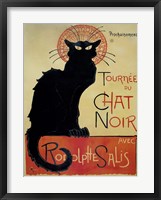 Tournee Du Chat Noir (Yellow Background) Fine Art Print