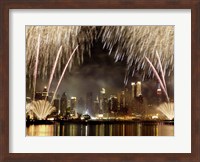 Fireworks on Manhattan, NYC Fine Art Print