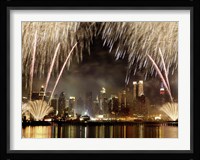 Fireworks on Manhattan, NYC Fine Art Print