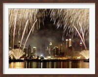 Fireworks on Manhattan, NYC Fine Art Print
