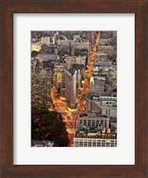 Aerial View of Flatiron Building, NYC Fine Art Print