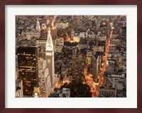 Aerial View of Manhattan with Flatiron Building, NYC Fine Art Print