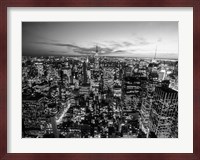 Manhattan Skyline with the Empire State Building, NYC Fine Art Print