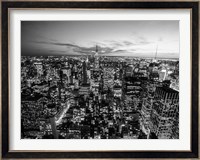 Manhattan Skyline with the Empire State Building, NYC Fine Art Print