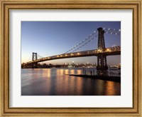 Queensboro Bridge and Manhattan from Brooklyn, NYC Fine Art Print