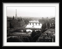 Bridges over the Seine River, Paris 2 Fine Art Print