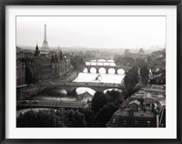 Bridges over the Seine River, Paris 2 Fine Art Print