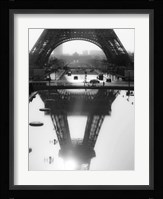 The Eiffel Tower Reflected, Paris Fine Art Print