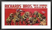 Richards Bros. Wild Animal Shows, ca. 1925 Fine Art Print