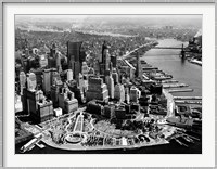 Aerial View of Manhattan Fine Art Print