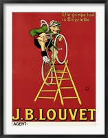Louvet Bicycles Framed Print