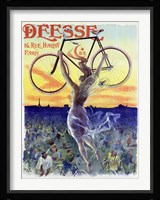 Bicycle Deesse, 1898 Framed Print