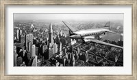 DC-4 over Manhattan, NYC Fine Art Print