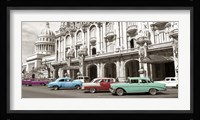 Vintage American Cars in Havana, Cuba Fine Art Print