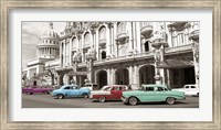 Vintage American Cars in Havana, Cuba Fine Art Print