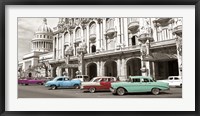 Vintage American Cars in Havana, Cuba Fine Art Print