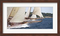 Vintage Sailboats Racing Fine Art Print