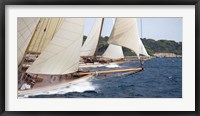 Vintage Sailboats Racing Fine Art Print