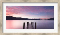 Twilight on Lake, UK Fine Art Print